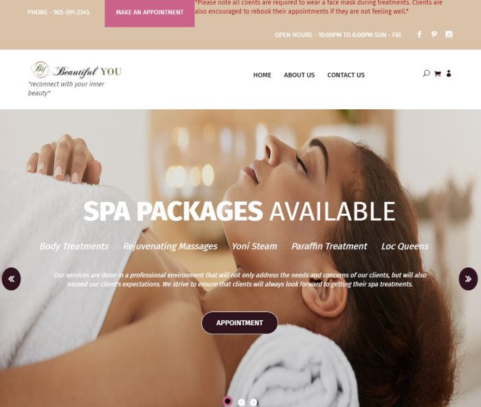 Spa website project